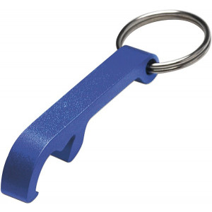 ALVAR kovový otvárač / prívesok na kľúče, modrá