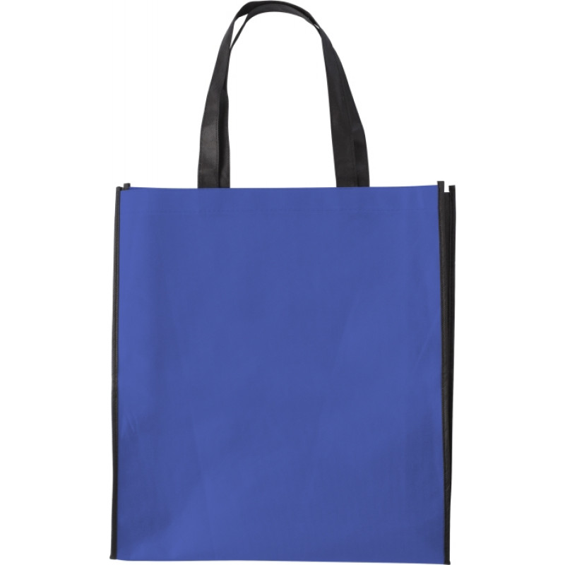 ASUKA dvojfarebná taška z netkanej textílie, modrá