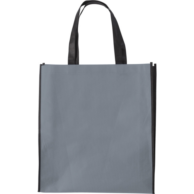 ASUKA dvojfarebná taška z netkanej textílie, sivá