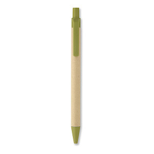 BURGE biologicky rozložiteľné guličkové pero (modrá n.), svetlo zelená