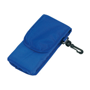 NADINA skladacia nákupná taška s karabínkou, modrá