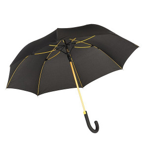 TELAMON automatický dáždnik, čierna/žltá