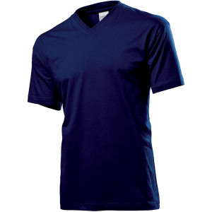 Tričko STEDMAN CLASSIC V-NECK MEN tmavo modrá L