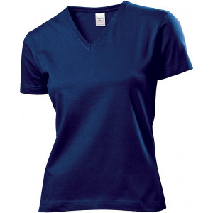 Tričko STEDMAN CLASSIC V-NECK WOMEN námornícka modrá   XXL