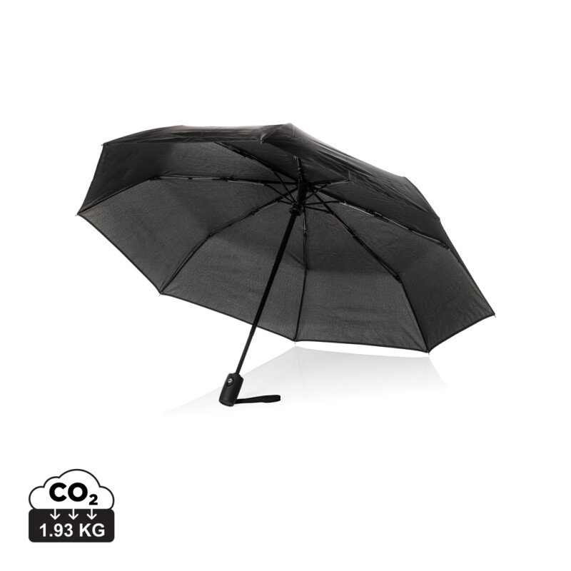21" auto open/close Swiss Peak deštník z RPET Aware™, černá