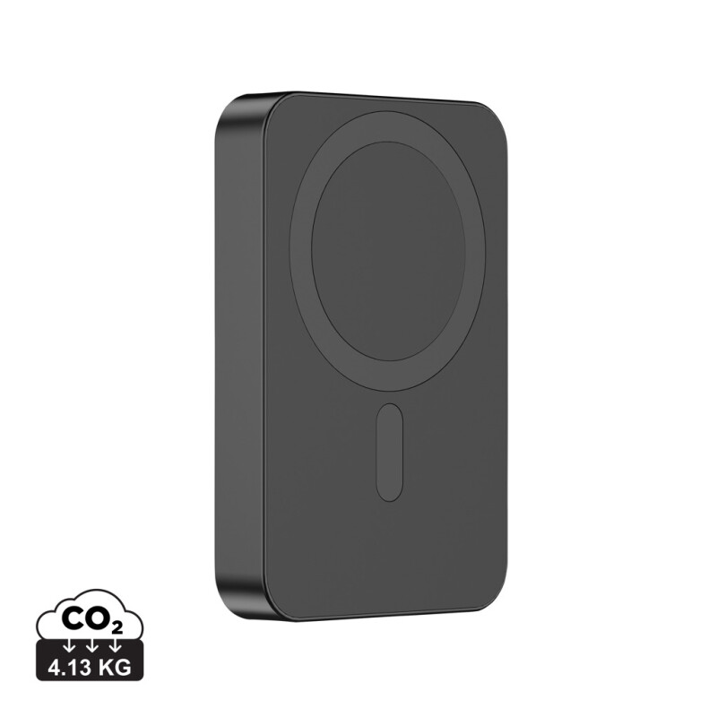Powerbanka 10000mAh s bezdrátovým nabíjením, černá