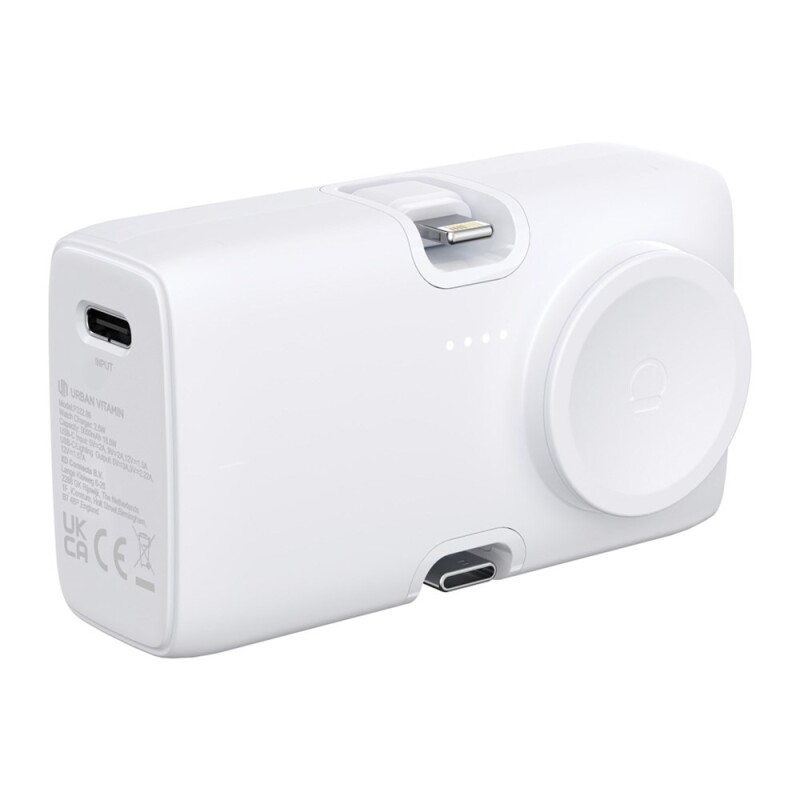 Powerbanka Urban Vitamin 20W PD z RCS plastu, bílá