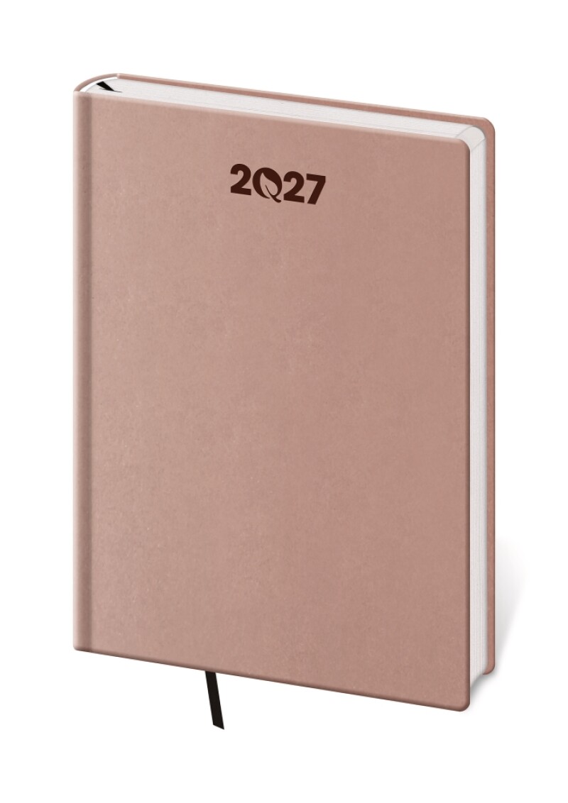 Diář týdenní A5 ECO - Almond 2027