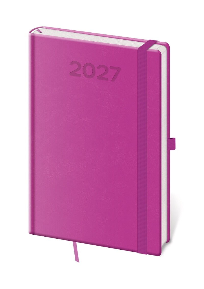 Diář týdenní A5 Print Pop - fialová 2027