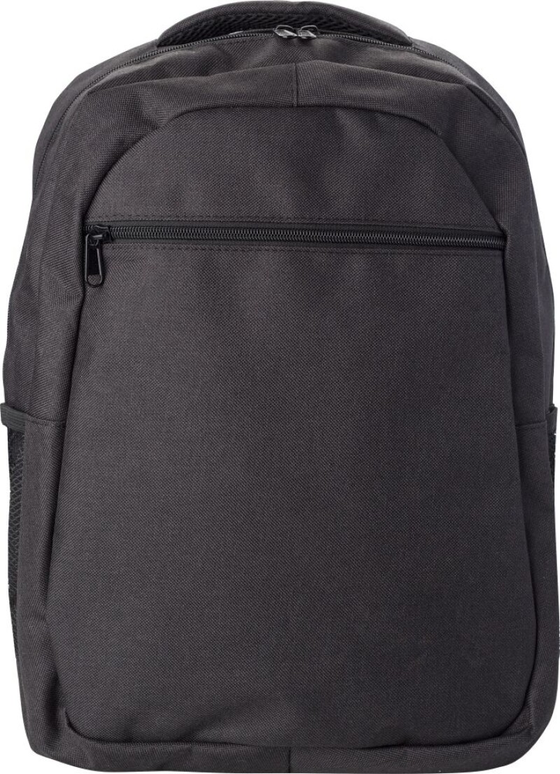 RUHAS Polyesterový batoh na notebook (15"), černá