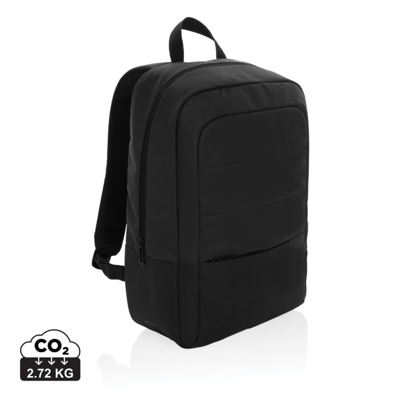 Batoh na notebook z RPET, černý