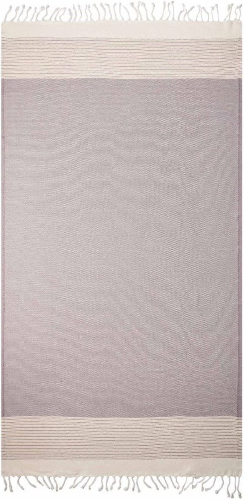 Hamam exclusive plážová osuška 90x170 cm, 365 g, hnědá/bílá