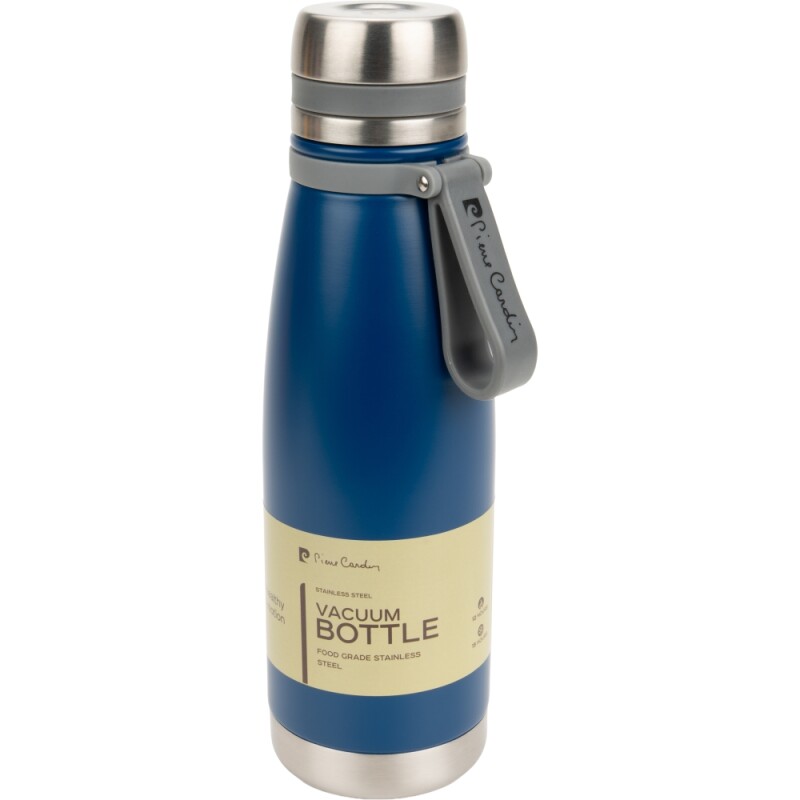 PIERRE CARDIN Termoska z nerezové oceli 650 ml, modrá