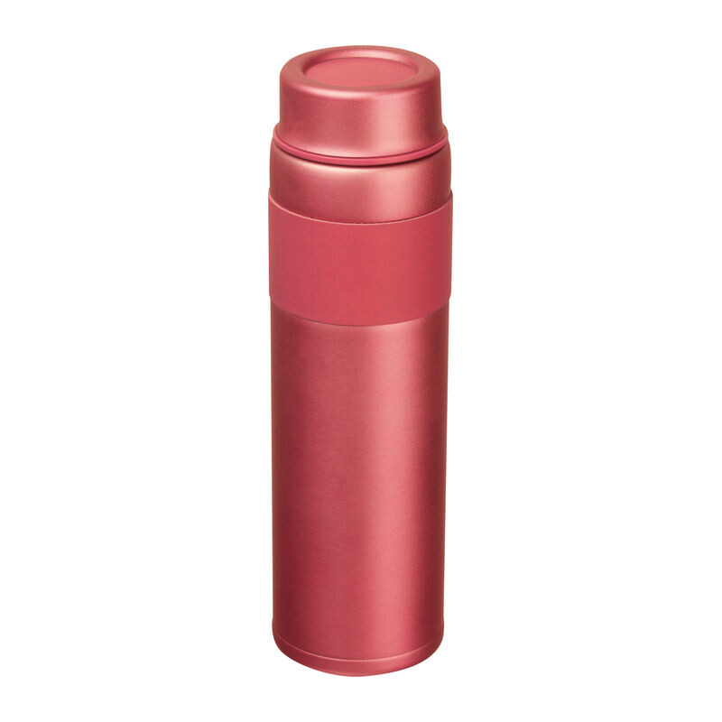 TESSA Dvoustěnná vakuová nerezová termoska, 600 ml, červená