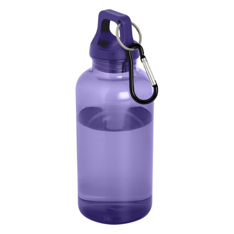 VASEALA Láhev z RPET s karabinou, 400 ml, tmavě fialová