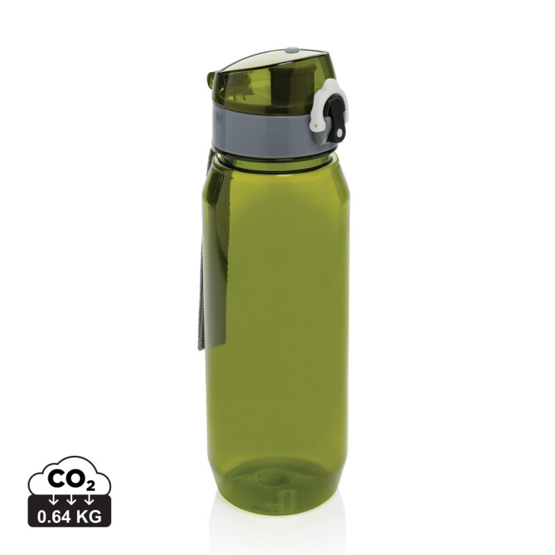 Láhev na pití, 800ml, RPET, transparentní zelená