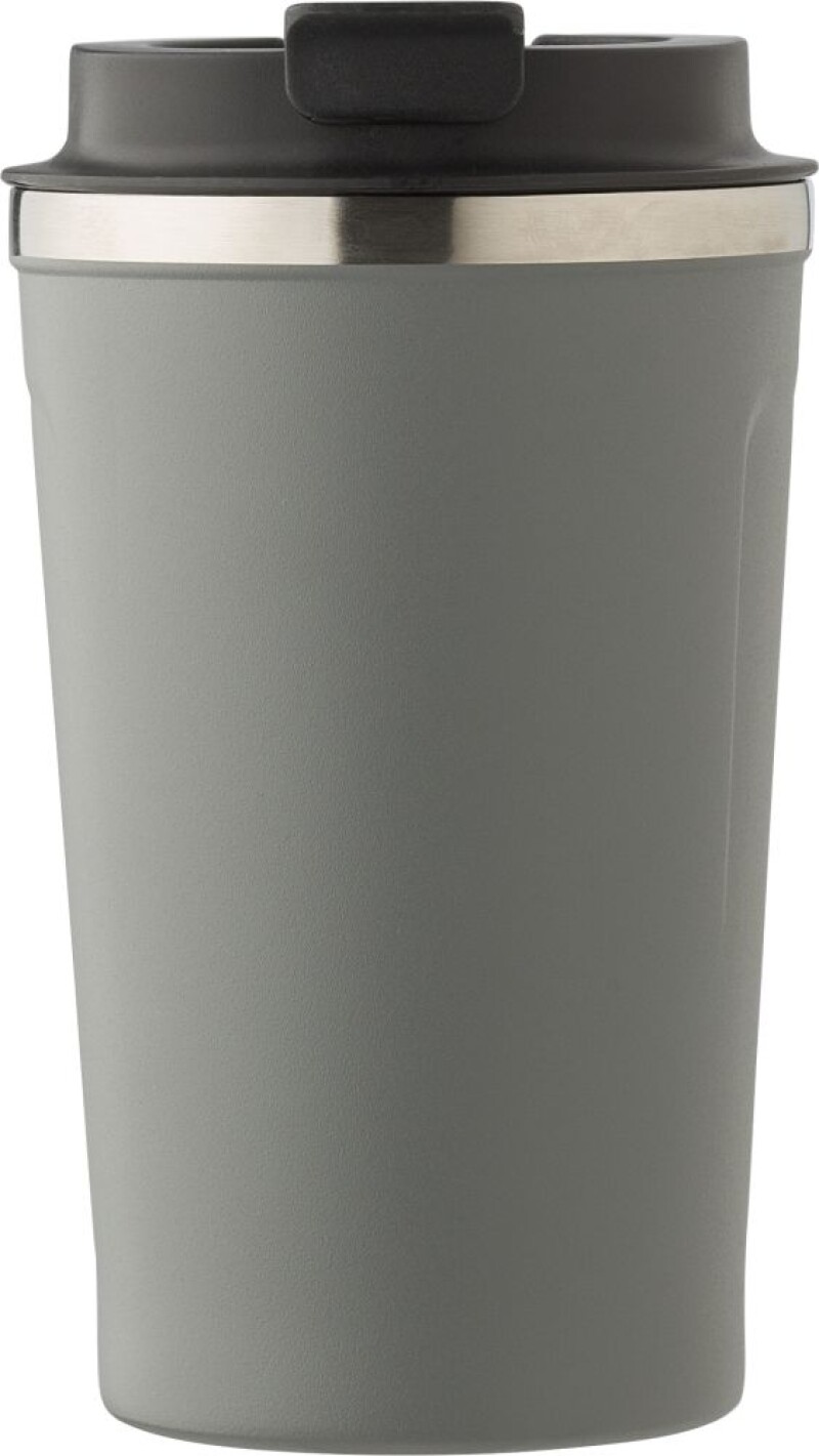MAFIM Termohrnek nerezový na kávu, 380 ml, šedá