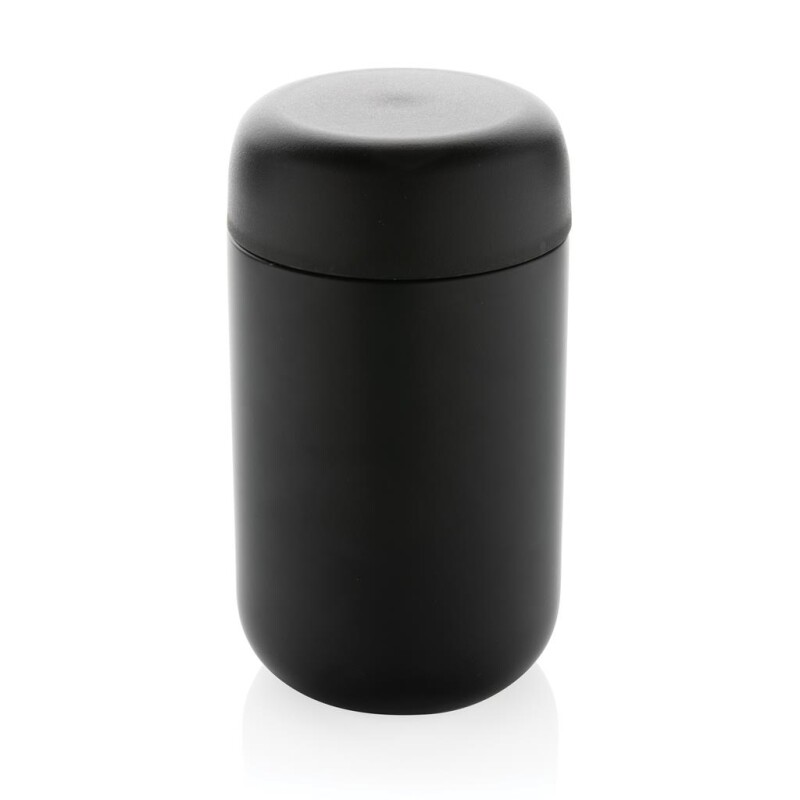 Termohrnek z recyklované oceli, 360 ml, černá