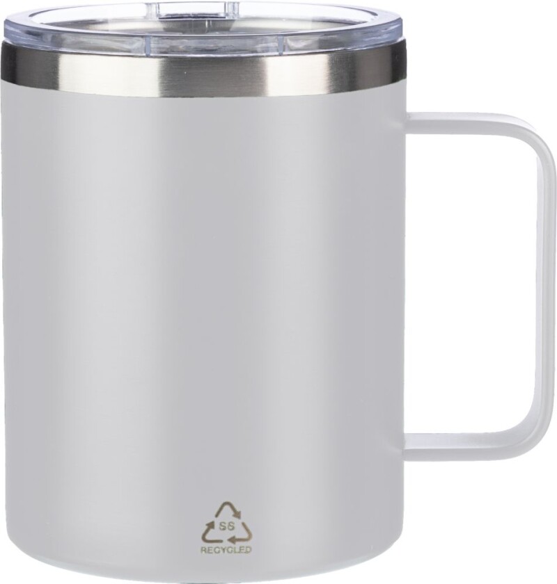 FERHAR Dvoustěnný termohrnek z nerezové oceli, 300 ml, bílá