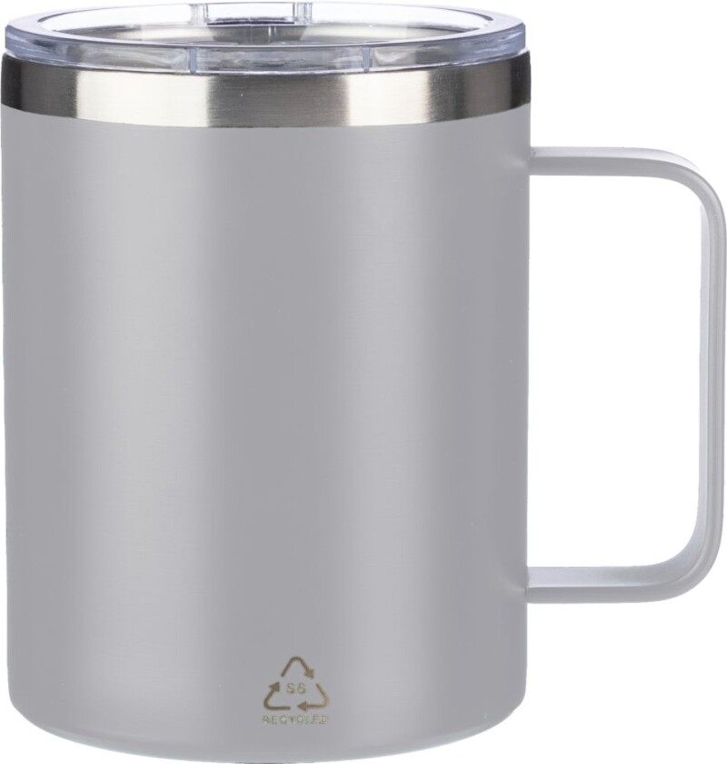 FERHAR Dvoustěnný termohrnek z nerezové oceli, 300 ml, šedá