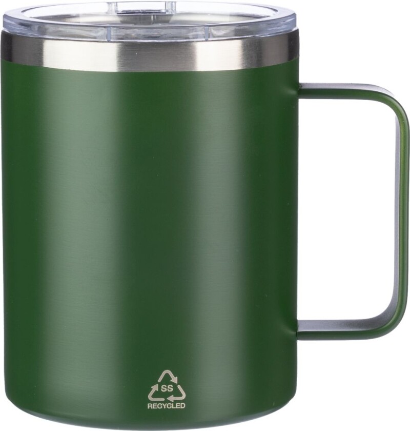 FERHAR Dvoustěnný termohrnek z nerezové oceli, 300 ml, zelená