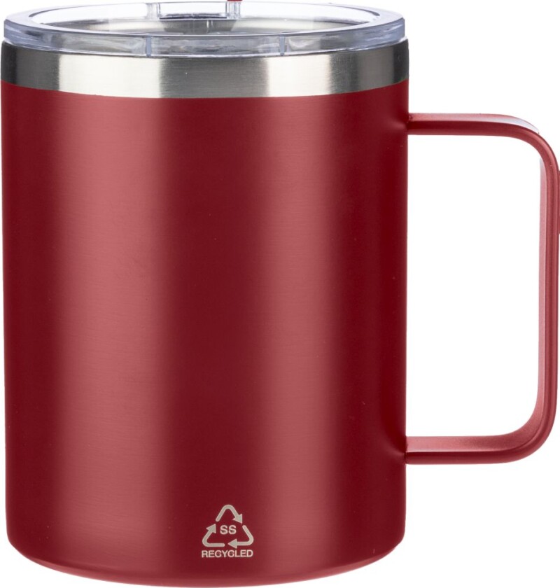 FERHAR Dvoustěnný termohrnek z nerezové oceli, 300 ml, vínová