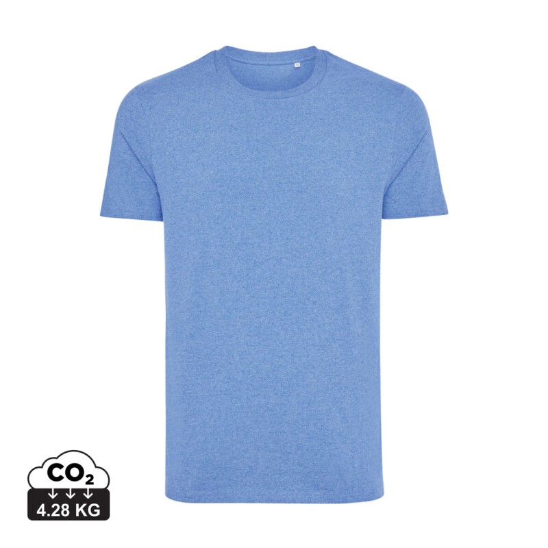 Nebarvené tričko z recyklované bavlny, modré, 3XL