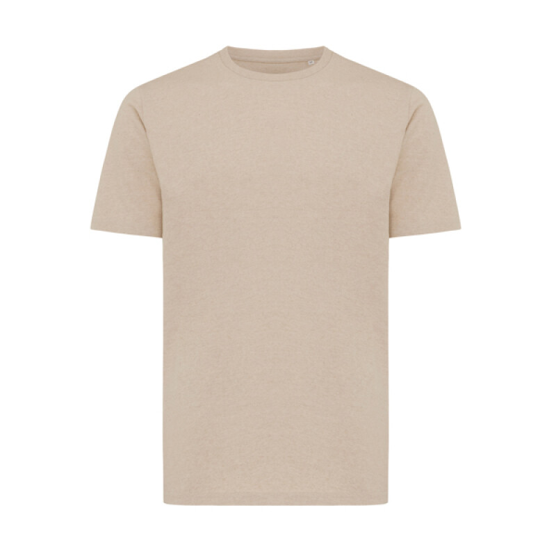 Unisex tričko Iqoniq Sierra z recyklované bavlny, světle hnědý melír, XXL