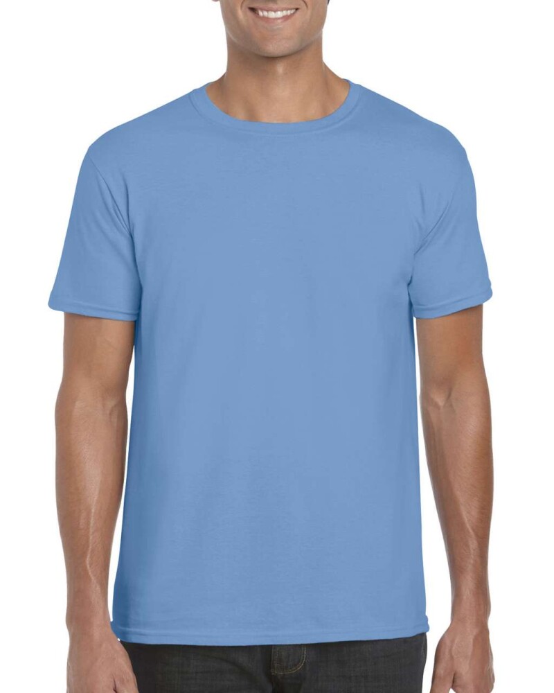 Triko GILDAN SOFTSTYLE ADULT T-SHIRT 153g, jemně modrá, L