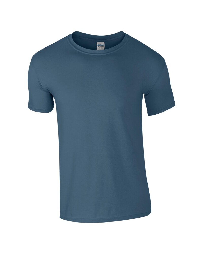 Triko GILDAN SOFTSTYLE ADULT T-SHIRT 153g, modrošedá, 4XL