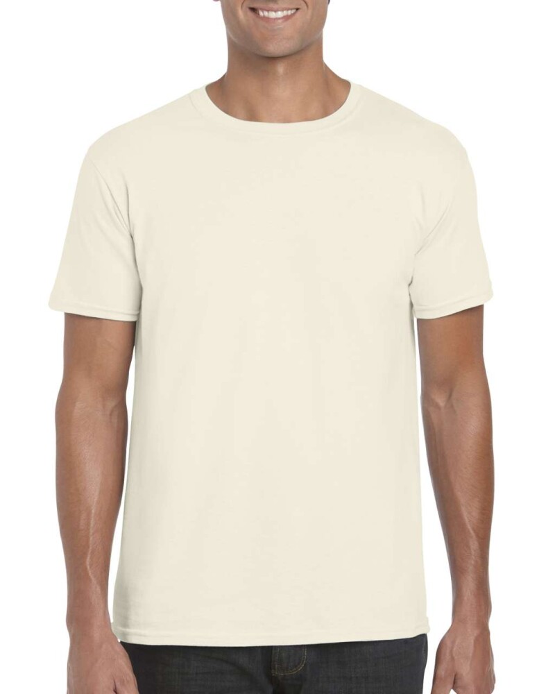 Triko GILDAN SOFTSTYLE ADULT T-SHIRT 153g, krémová, 3XL