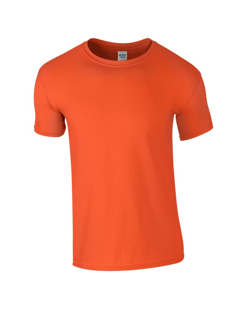 Triko GILDAN SOFTSTYLE ADULT T-SHIRT 153g, oranžová, XL