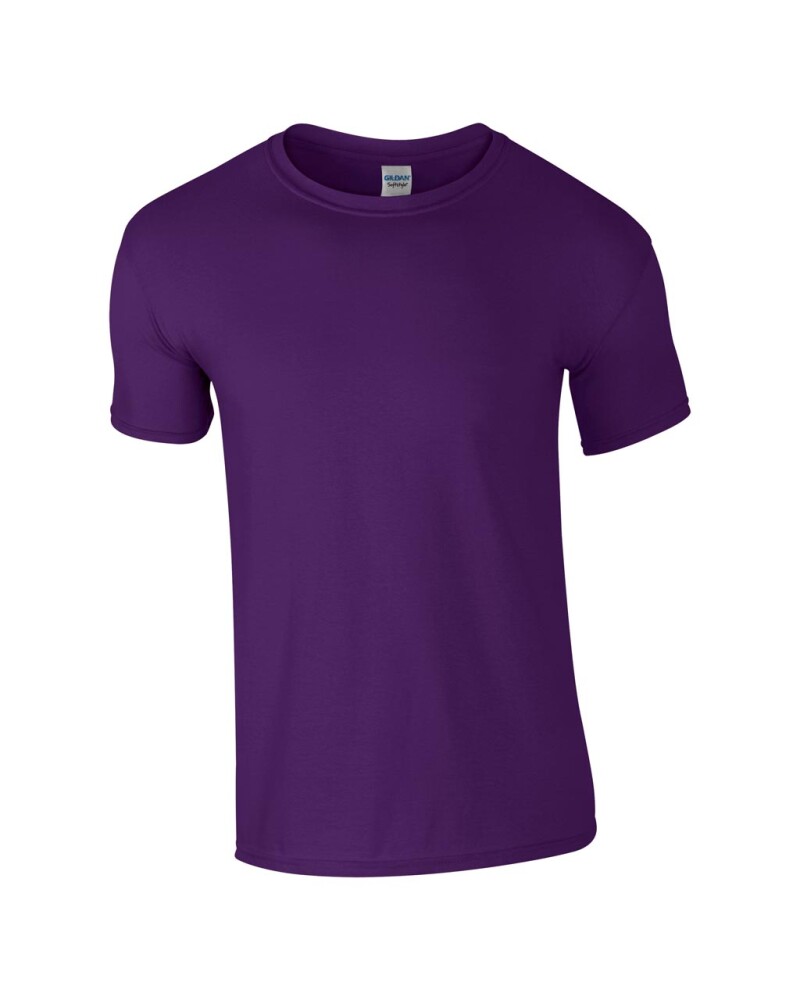 Triko GILDAN SOFTSTYLE ADULT T-SHIRT 153g, tmavě fialová, 3XL