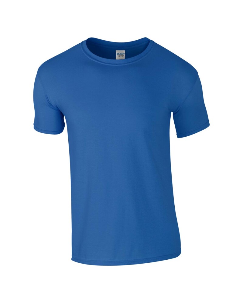 Triko GILDAN SOFTSTYLE ADULT T-SHIRT 153g, královská modrá, 3XL
