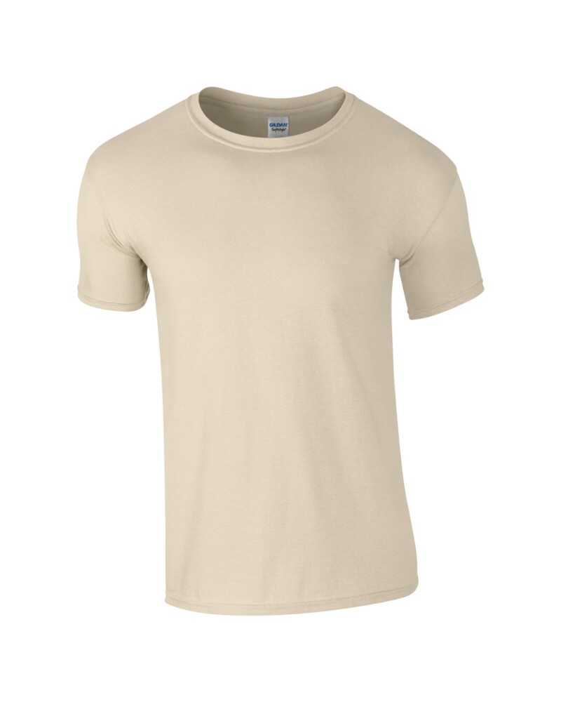 Triko GILDAN SOFTSTYLE ADULT T-SHIRT 153g, béžová, XL