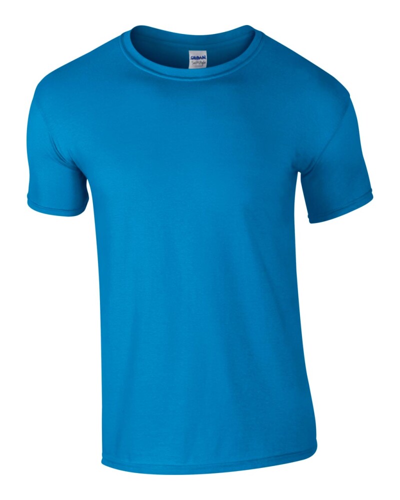 Triko GILDAN SOFTSTYLE ADULT T-SHIRT 153g, světlá královská modrá, 3XL