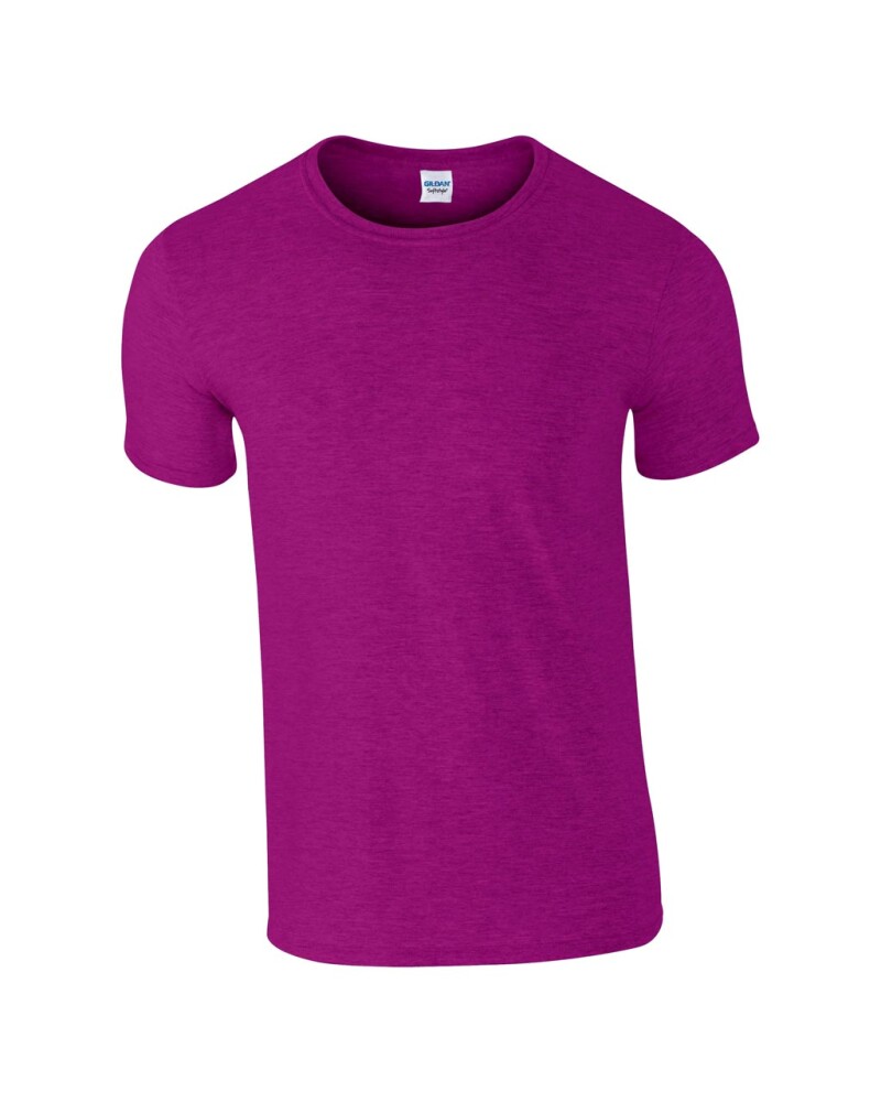Triko GILDAN SOFTSTYLE ADULT T-SHIRT 153g, fialová, S