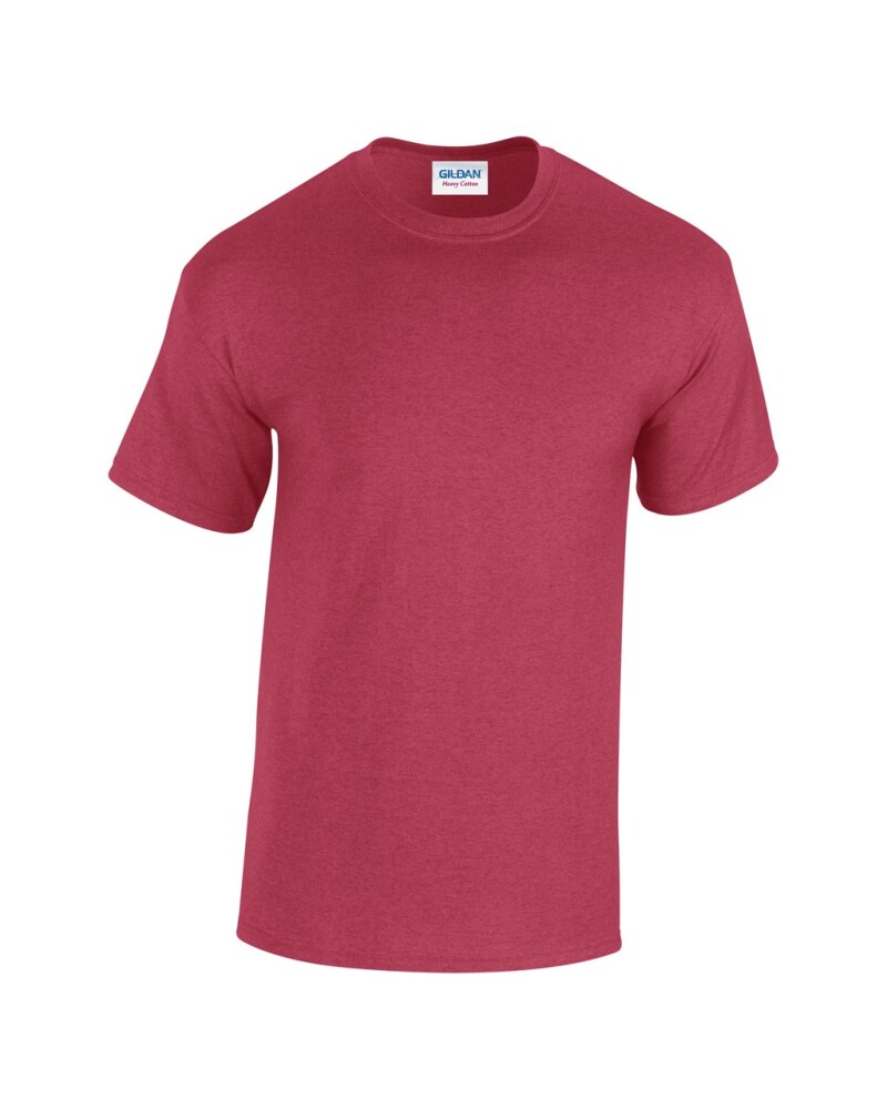 Triko GILDAN HEAVY COTTON ADULT T-SHIRT 180g, vínová, L