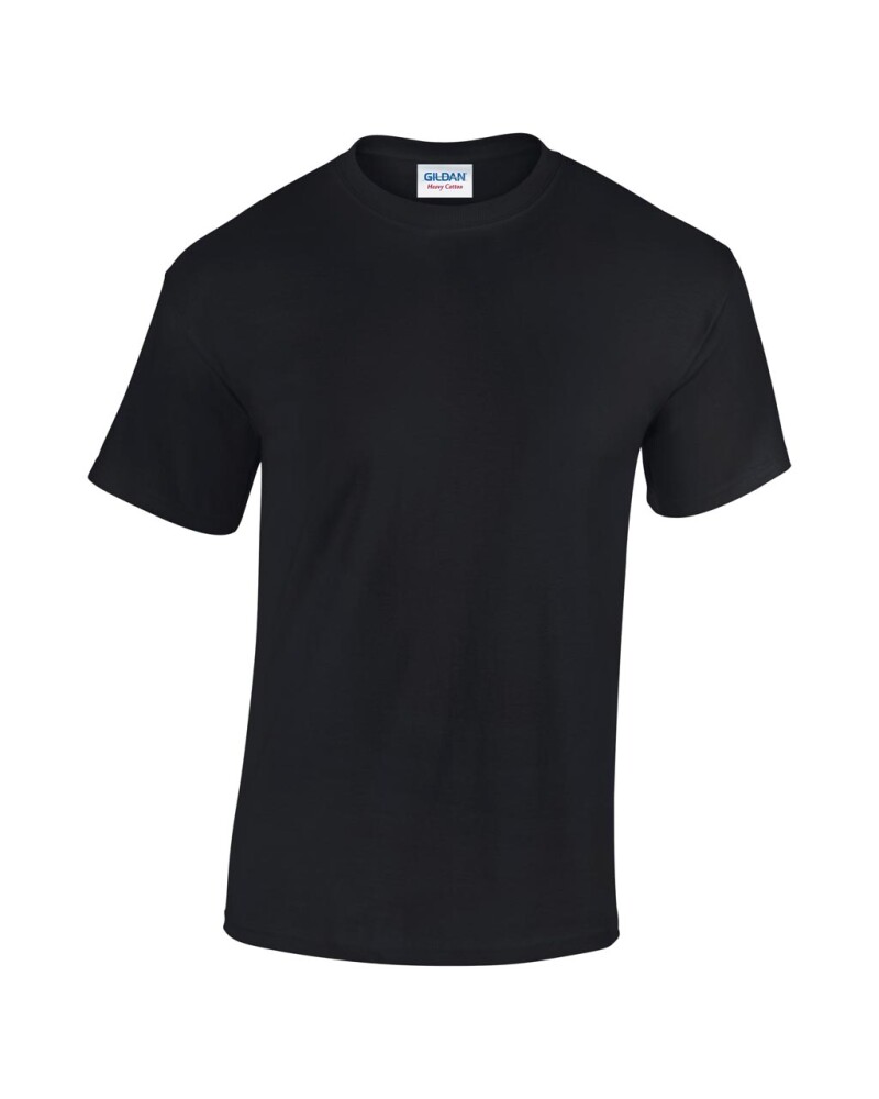Triko GILDAN HEAVY COTTON ADULT T-SHIRT 180g, černá, 4XL