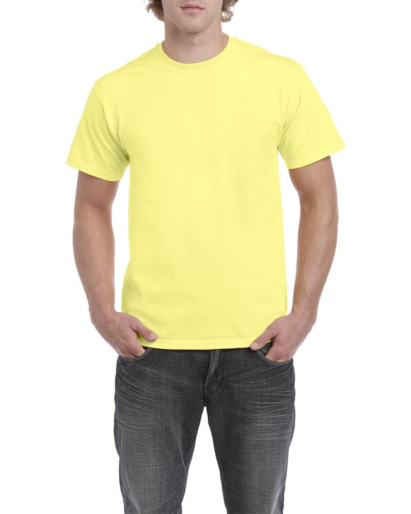 Triko GILDAN HEAVY COTTON ADULT T-SHIRT 180g, světle žlutá, 3XL