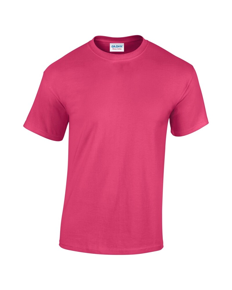Triko GILDAN HEAVY COTTON ADULT T-SHIRT 180g, fuksiová, M