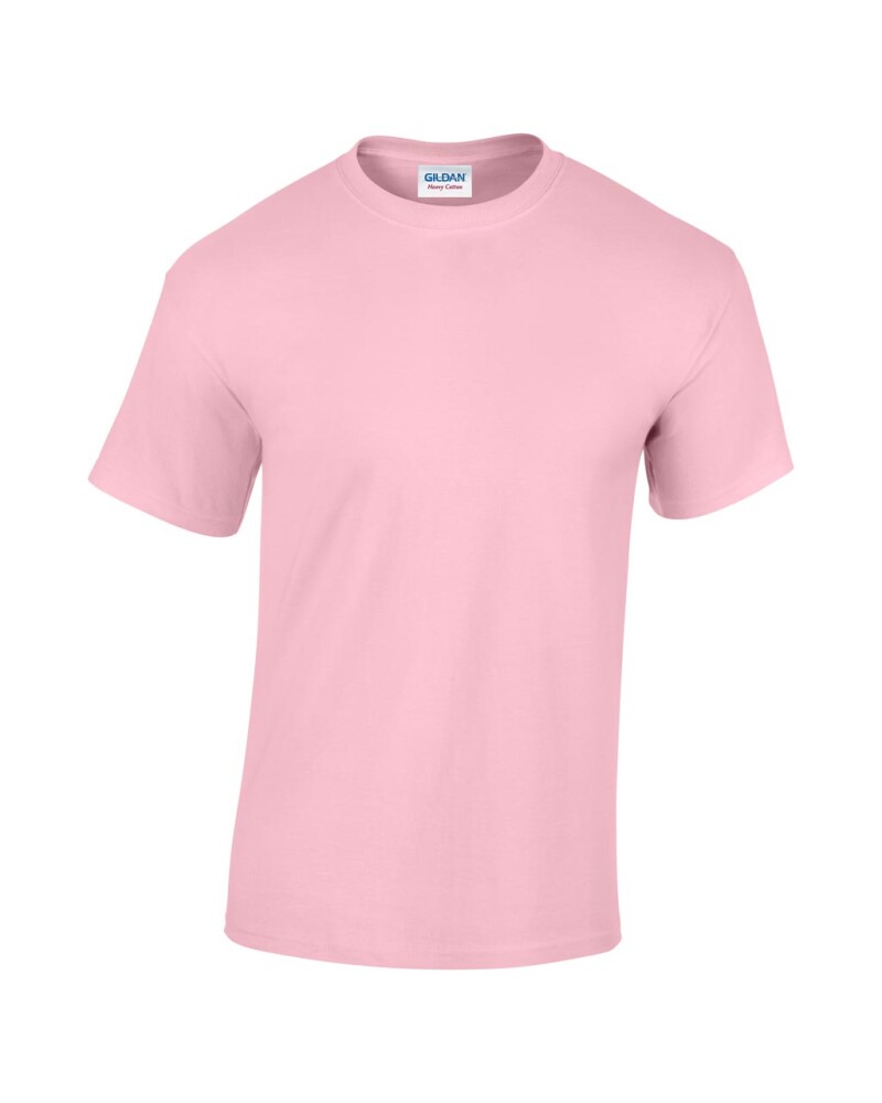 Triko GILDAN HEAVY COTTON ADULT T-SHIRT 180g, světle růžová, S