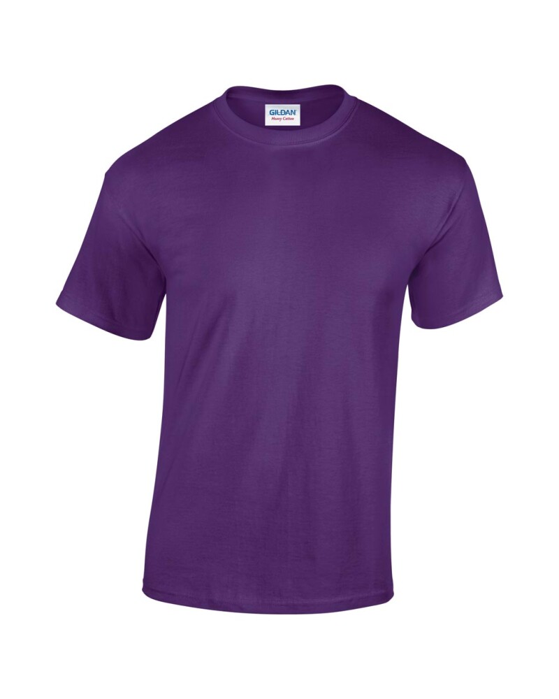 Triko GILDAN HEAVY COTTON ADULT T-SHIRT 180g, tmavě fialová, L