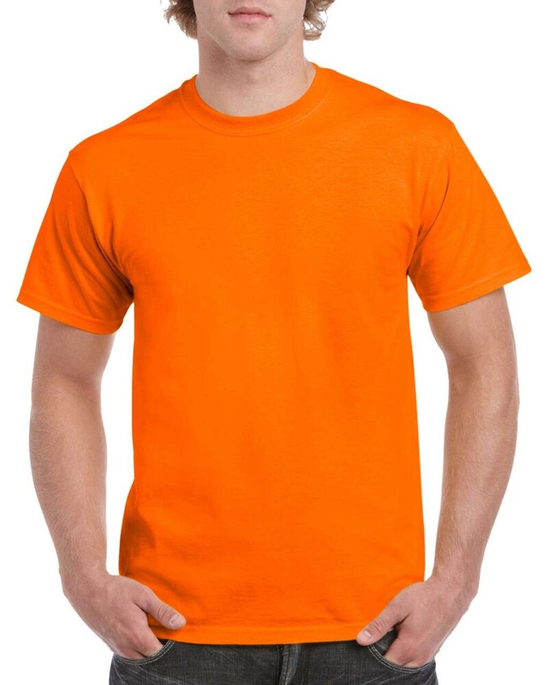 Triko GILDAN HEAVY COTTON ADULT T-SHIRT 180g, světle oranžová, 2XL