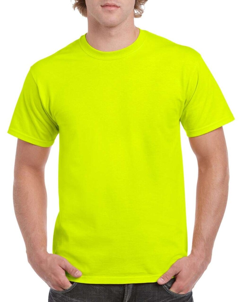 Triko GILDAN HEAVY COTTON ADULT T-SHIRT 180g, zelenožlutá, 4XL