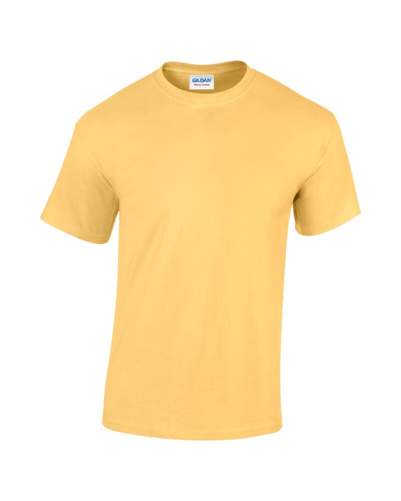 Triko GILDAN HEAVY COTTON ADULT T-SHIRT 180g, jemně žlutá, 3XL