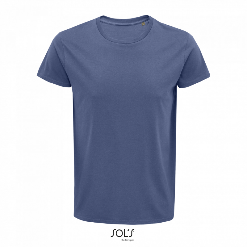 Pánské tričko SOLS CRUSADER MEN - ROUND-NECK FITTED JERSEY T-SHIRT, riflová, 3XL