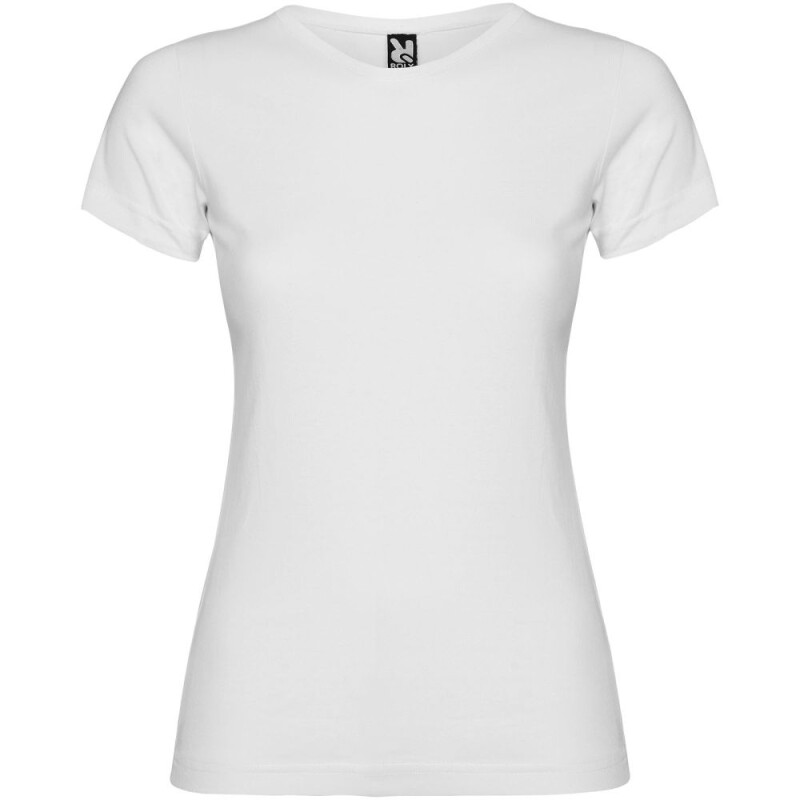 Dámské tričko s krátkým rukávem, ROLY JAMAICA, bílá, vel. 2XL