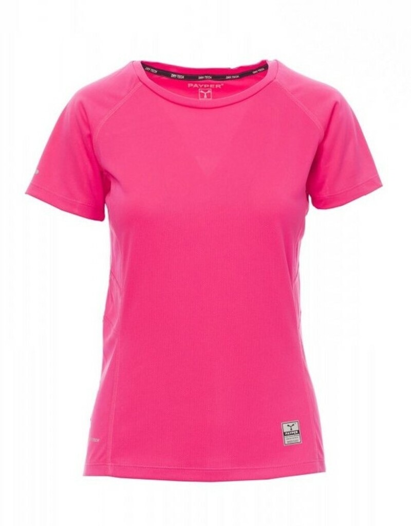 Funkční tričko PAYPER RUNNING LADY, fluroscentní růžová S