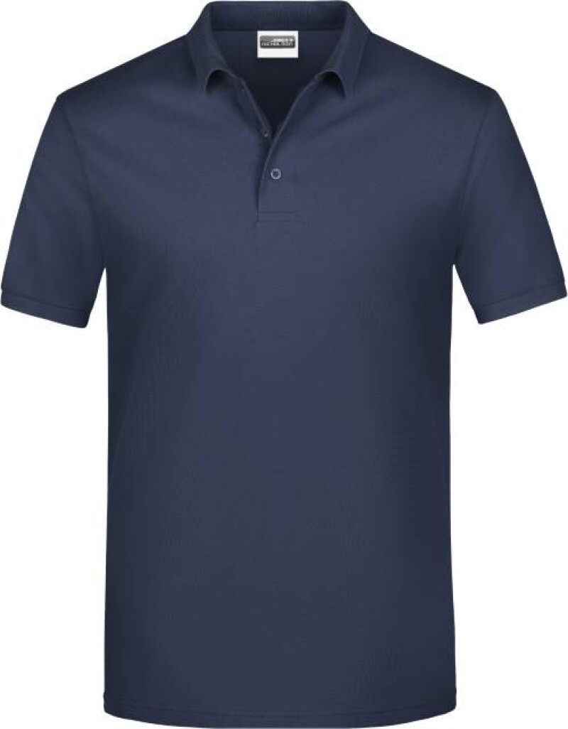 Pánské piqué polo James & Nicholson, námořní modrá, 5XL